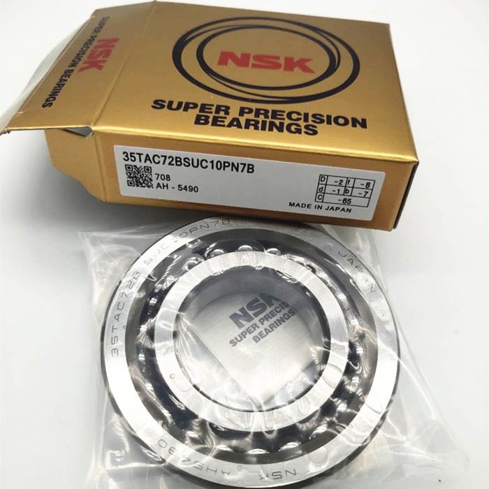 NSK 60TAC120B CNC Spindle Bearings 60*120*20mm